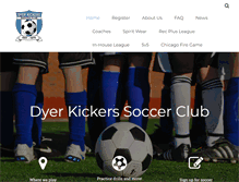Tablet Screenshot of dyerkickers.org